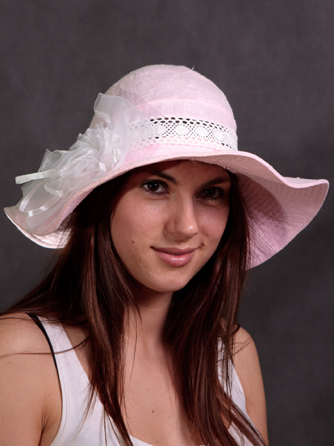 Л - 02 Женские головные уборы шапки из натуральных тканей, производство, продажа оптом