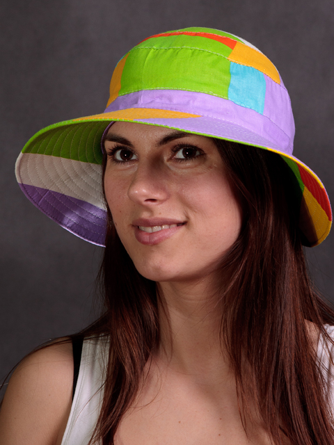 Л - 03 Женские головные уборы шапки из натуральных тканей, производство, продажа оптом