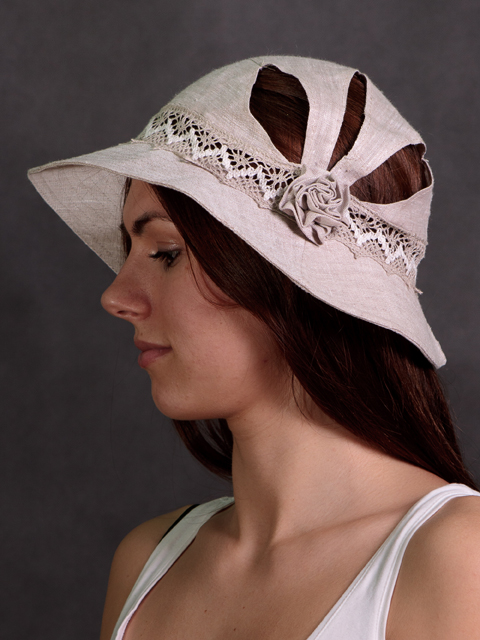 Л - 05 Женские головные уборы шапки из натуральных тканей, производство, продажа оптом