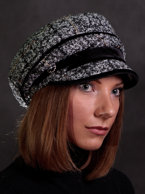 К - 04 Женские головные уборы шапки из пальтовой ткани, производство, продажа оптом