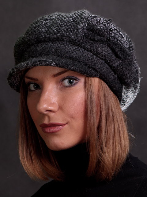 К - 06 Женские головные уборы шапки из пальтовой ткани, производство, продажа оптом